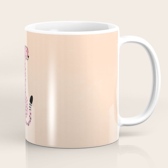 The Stare: Peach Cheetah Edition Coffee Mug Gallery Image 1