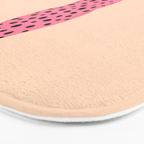 The Stare: Peach Cheetah Edition Bath Mat Gallery Image 3