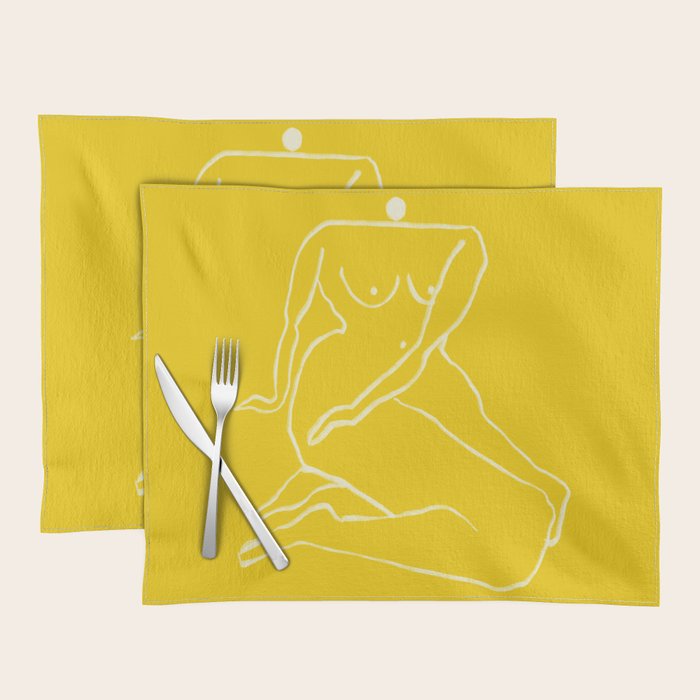 SUNNY WOMAN Placemat Gallery Image 1