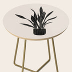 Black & White Plants / Snake Plant Side Table Gallery Image 2