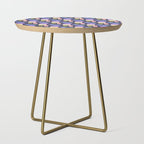 Mid-century Geometric Color Fun - Dark Blue Side Table Gallery Image 1