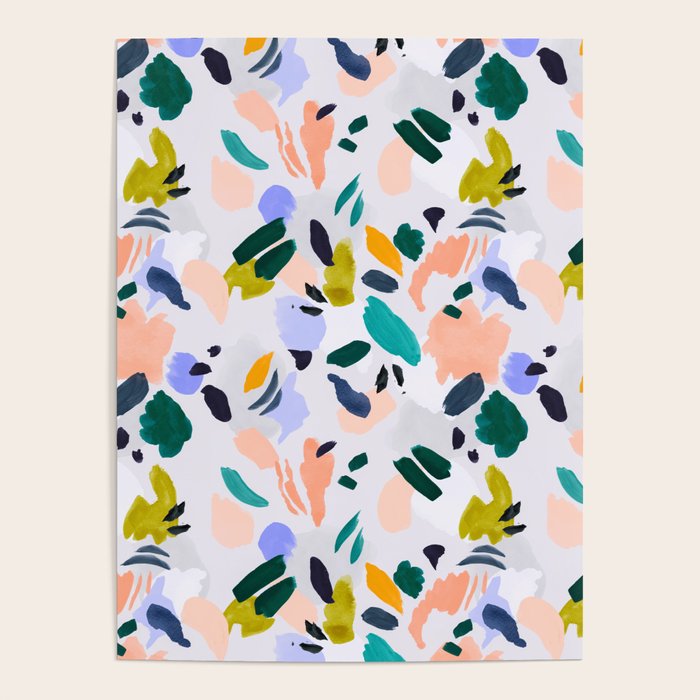 TERRAZZO BRUSHSTROKES Poster Gallery Image 1