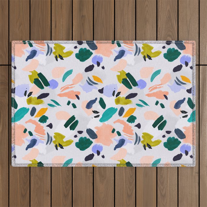 TERRAZZO BRUSHSTROKES Outdoor Rug Gallery Image 1