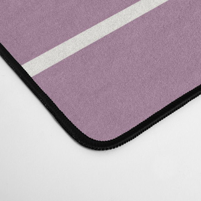 Minimal Arch XXXI Lilac Purple Modern Geometric Lines Desk Mat Gallery Image 4
