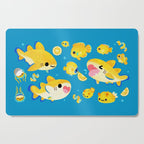 Lemon shark and friends  Cutting Board Gallery Image 1