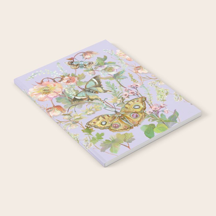 Butterfly Purple Garden Notebook Gallery Image 1