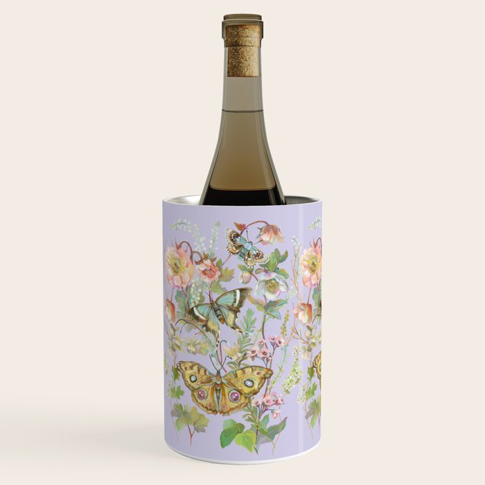 Butterfly Purple Garden Wine Chiller Gallery Image 2