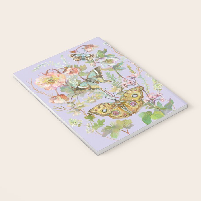 Butterfly Purple Garden Notebook Gallery Image 3