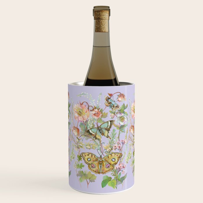 Butterfly Purple Garden Wine Chiller Gallery Image 1