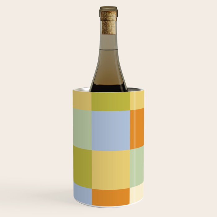 Bold Retro Checks Pattern - Large XXXVI Wine Chiller Gallery Image 2
