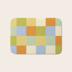 Bold Retro Checks Pattern - Large XXXVI Bath Mat Gallery Image 1