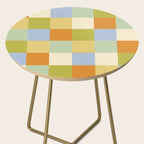 Bold Retro Checks Pattern - Large XXXVI Side Table Gallery Image 2