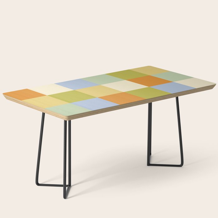 Bold Retro Checks Pattern - Large XXXVI Coffee Table Gallery Image 1