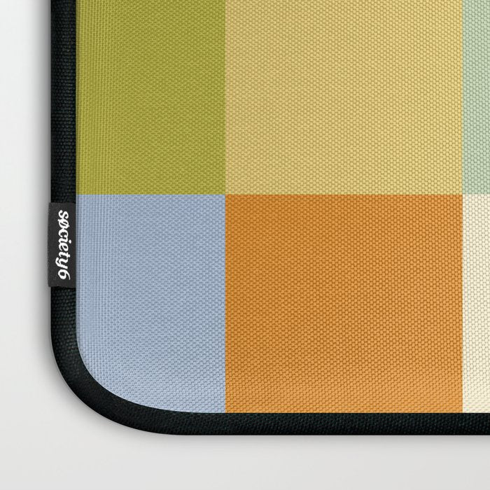 Bold Retro Checks Pattern - Large XXXVI Laptop Sleeve Gallery Image 3