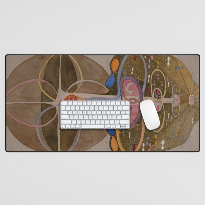 Hilma af Klint The Tree Of Knowledge No . 1 ,B ( 1913) Desk Mat Gallery Image 1