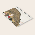 Man And Fish Japanese Woodblock Print Notebook Gallery Image 2