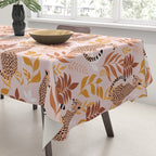 Summer Cheetah Pattern I - Terracotta  Tablecloth Gallery Image 3