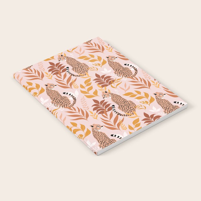 Summer Cheetah Pattern I - Terracotta  Notebook Gallery Image 2