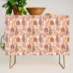 Summer Cheetah Pattern I - Terracotta  Credenza Gallery Image 1