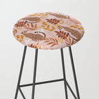 Summer Cheetah Pattern I - Terracotta  Stool Gallery Image 2