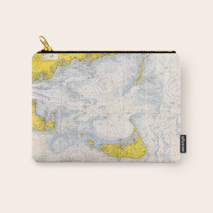 Vintage Map of The Nantucket Sound (1966) Carry All Pouch Gallery Image 1