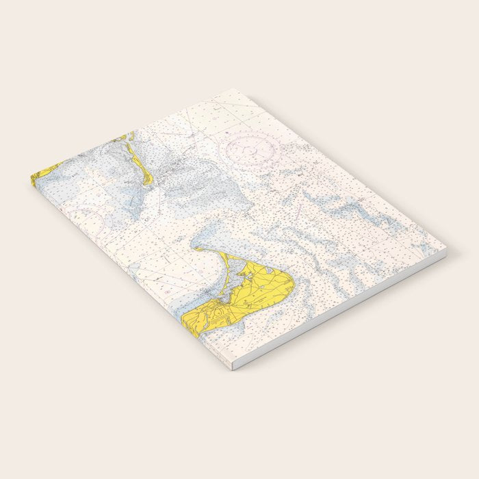 Vintage Map of The Nantucket Sound (1966) Notebook Gallery Image 1