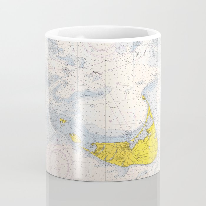 Vintage Map of The Nantucket Sound (1966) Coffee Mug Gallery Image 4