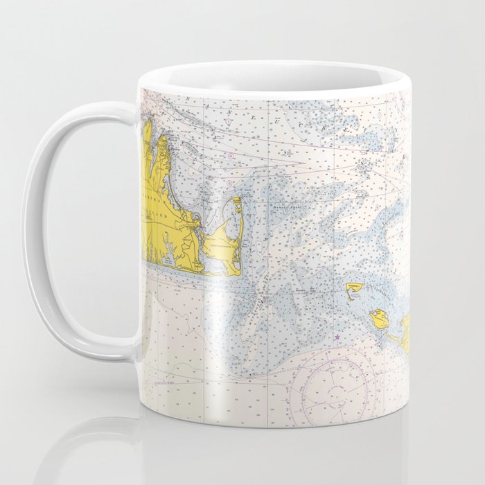 Vintage Map of The Nantucket Sound (1966) Coffee Mug Gallery Image 3