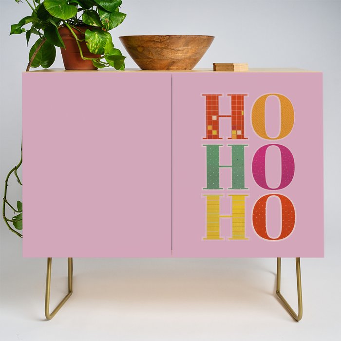 HO HO HO Festive Letters Credenza Gallery Image 1