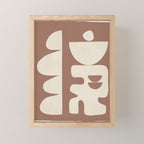Mocha Movement 1 Mini Art Print Gallery Image 1