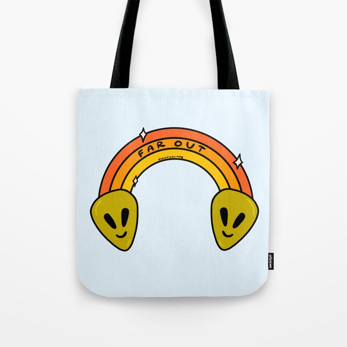 Far Out Tote Bag Gallery Image 1