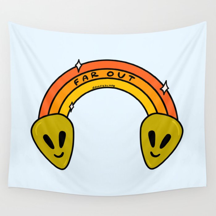 Far Out Wall Tapestry Gallery Image 1