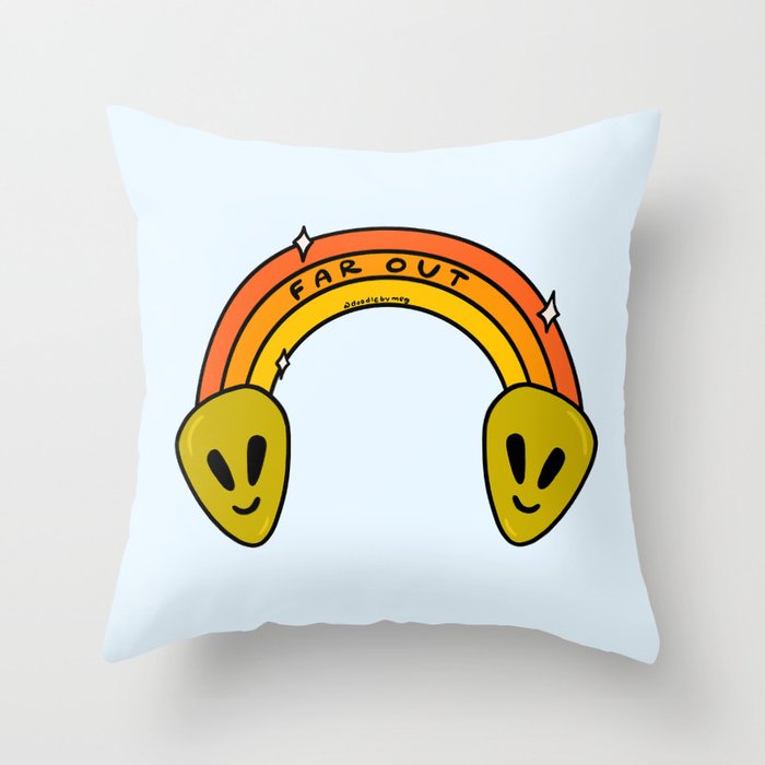 Far Out Throw Pillow Gallery Image 6