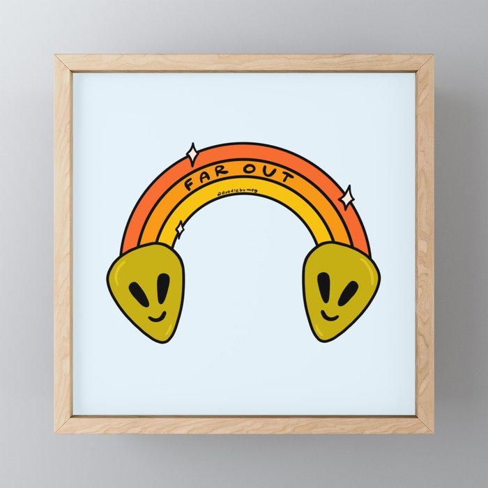 Far Out Mini Art Print Gallery Image 1
