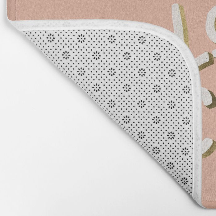 Self Love Club - Blush & Gold Palette Bath Mat Gallery Image 2