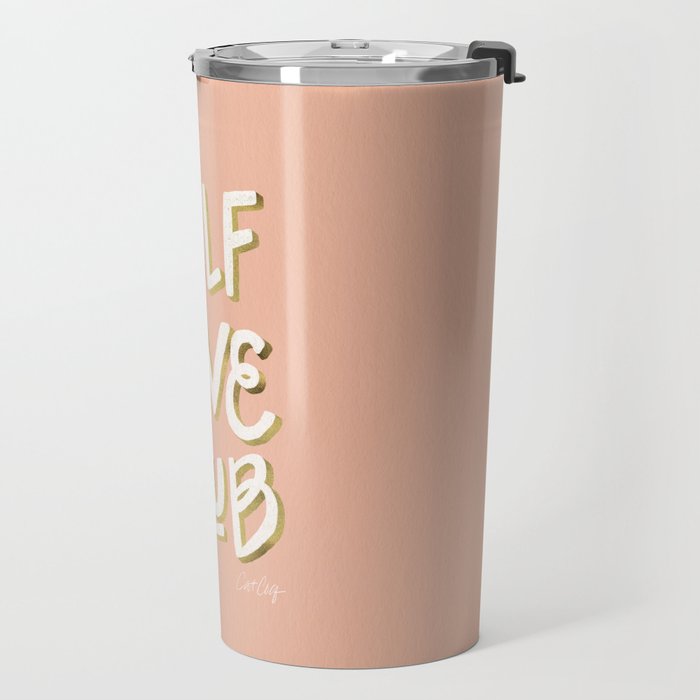 Self Love Club - Blush & Gold Palette Travel Mug Gallery Image 2