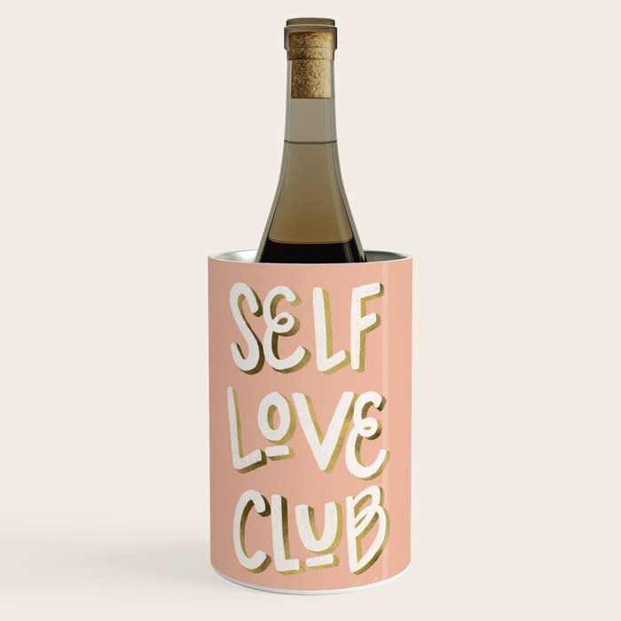 Self Love Club - Blush & Gold Palette Wine Chiller Gallery Image 1