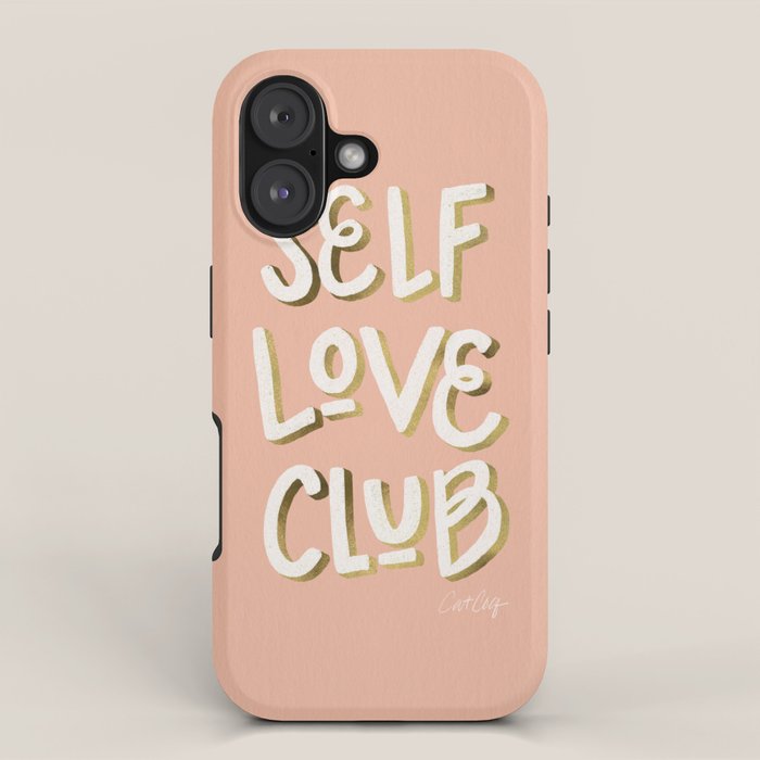 Self Love Club - Blush & Gold Palette iPhone Case Gallery Image 1