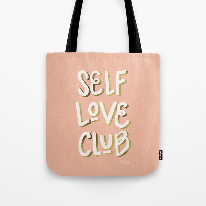 Self Love Club - Blush & Gold Palette Tote Bag Gallery Image 1