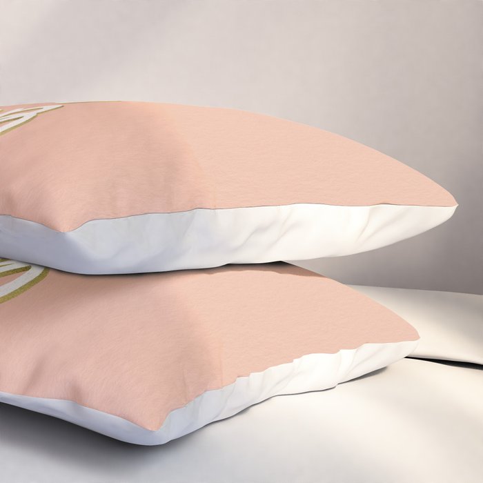 Self Love Club - Blush & Gold Palette Pillow Sham Gallery Image 3