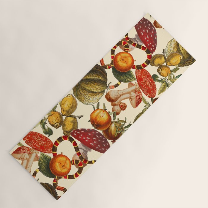Mysterious Mushroom Forest  Yoga Mat Gallery Image 1