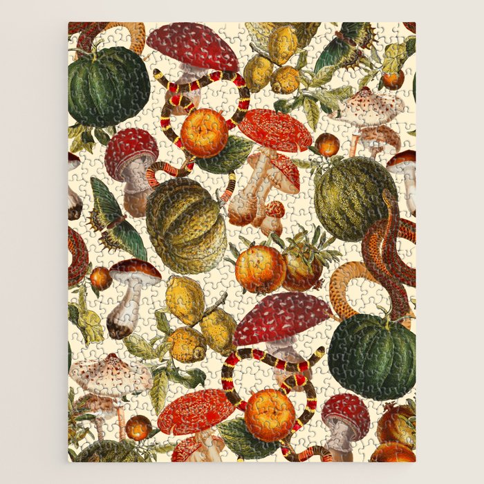 Mysterious Mushroom Forest  Jigsaw Puzzle Gallery Image 1