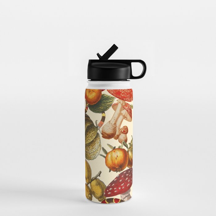 Mysterious Mushroom Forest  Water Bottle Gallery Image 1