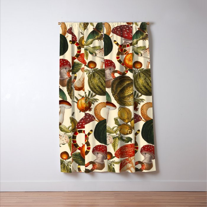 Mysterious Mushroom Forest  Window Curtain Gallery Image 3