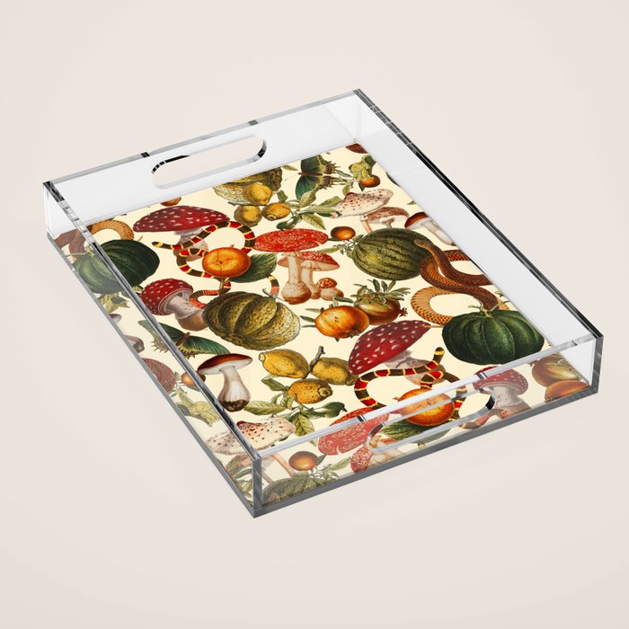 Mysterious Mushroom Forest  Acrylic Tray Gallery Image 1
