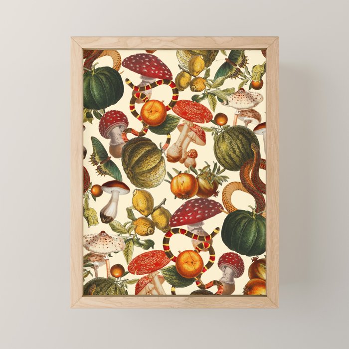 Mysterious Mushroom Forest  Mini Art Print Gallery Image 1