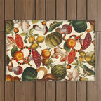 Mysterious Mushroom Forest  Outdoor Rug Gallery Image 1