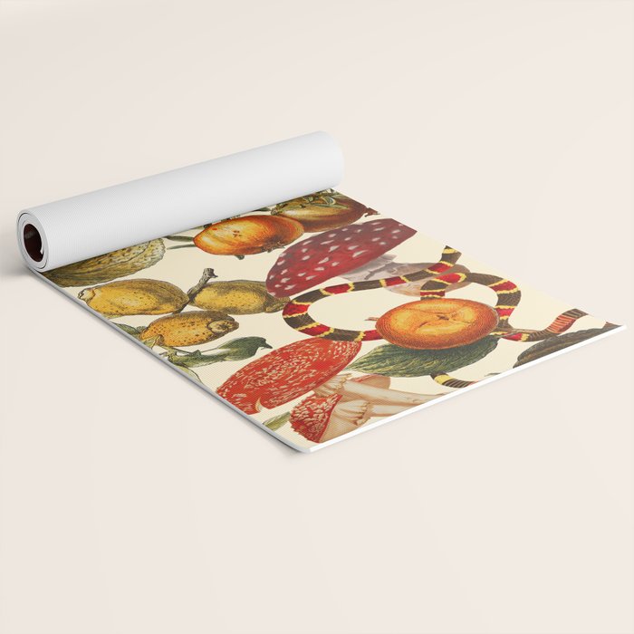 Mysterious Mushroom Forest  Yoga Mat Gallery Image 2