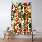 Mysterious Mushroom Forest  Window Curtain Gallery Image 5