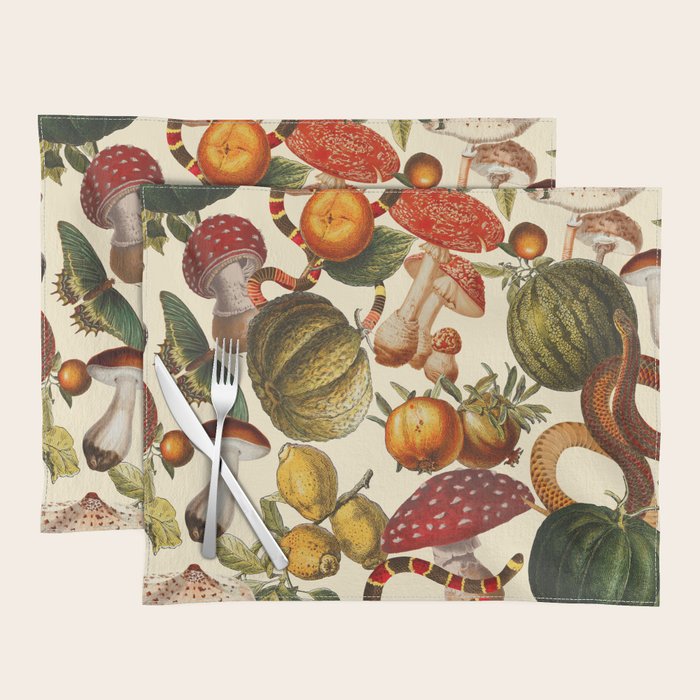 Mysterious Mushroom Forest  Placemat Gallery Image 1